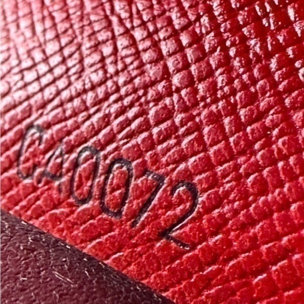 AUTHENTIC Louis Vuitton key holder. Previously owned. Color: Castilian red. - Picture 16 of 16